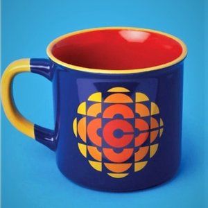 CBC Television Radio Canada 1970's Retro Logo Mug - Brand New